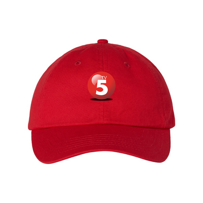 ABC TV5 Logo  Valucap Adult Bio-Washed Classic Dad Hat