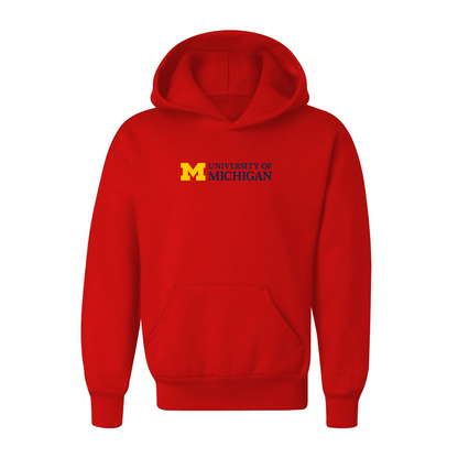 Youth University of Michigan Logo Pullover Hoodie