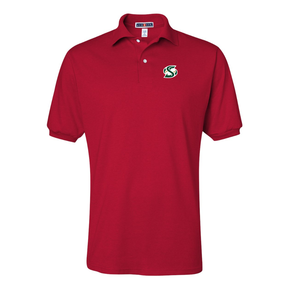 Men's Sacramento State Hornets Logo  JERZEES  SpotShield polo