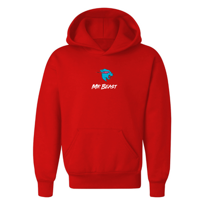 Youth Mr Beast Logo Pullover Hoodie