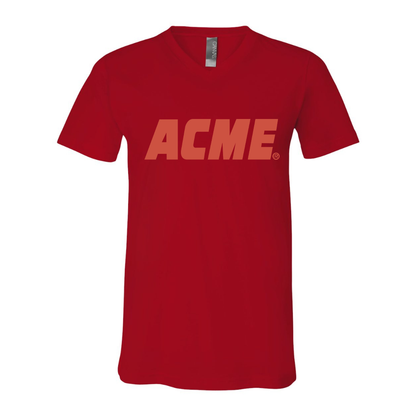 ACME Logo BELLA  CANVAS - Jersey V-Neck T-Shirt