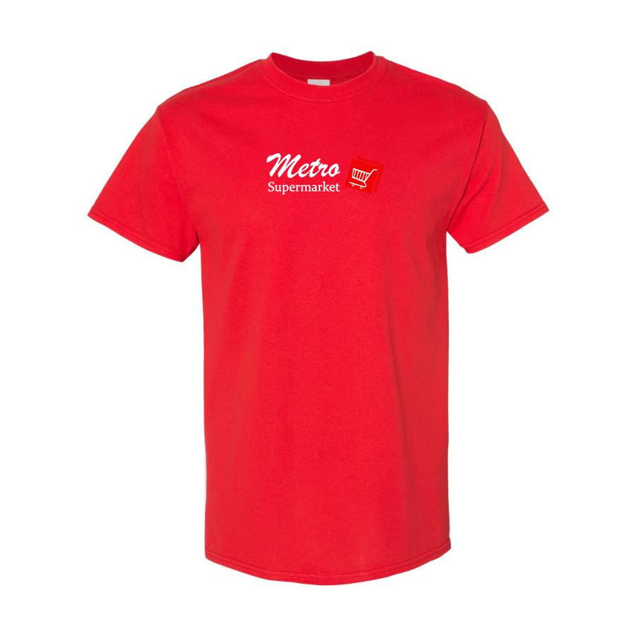 Men's Metro Supermarket Logo   Cotton T-Shirt