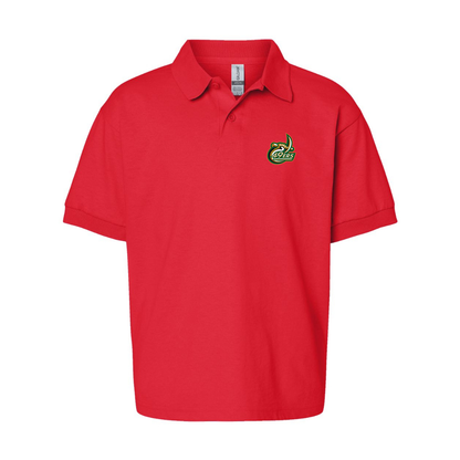 Youth Charlotte 49ers Gildan Dry Blend Jersey Polo