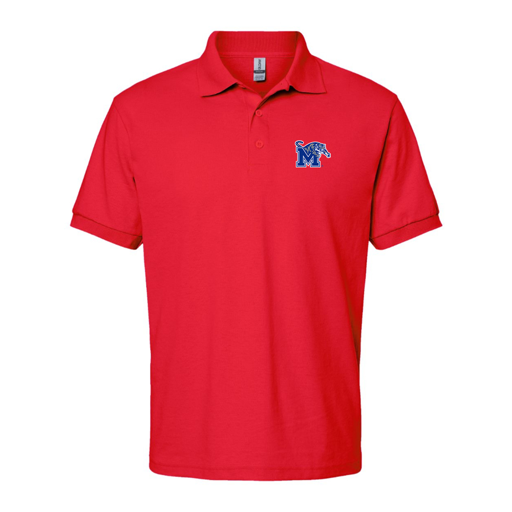 Men's Memphis Tigers Logo Dry Blend Polo