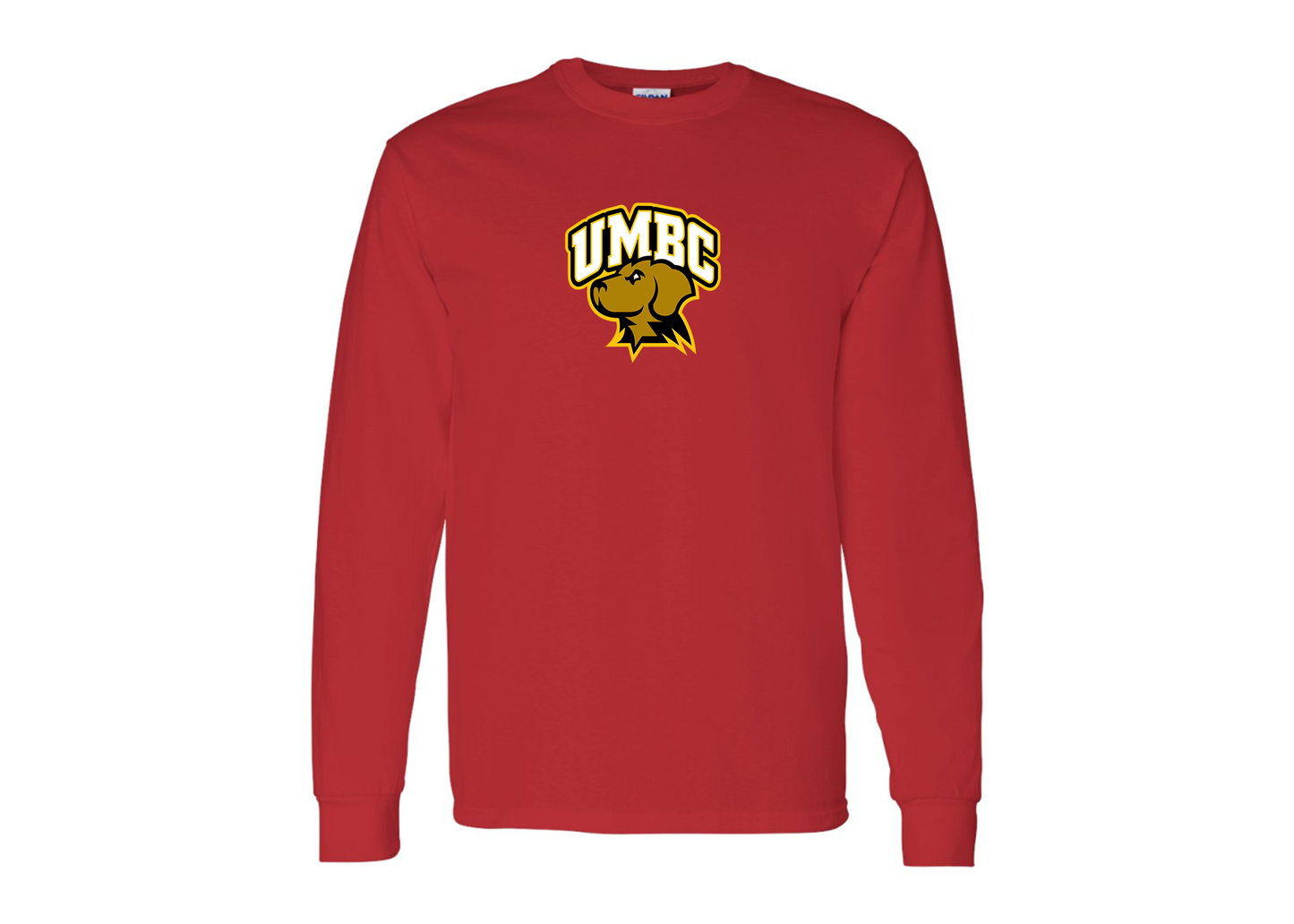 Men's UMBC Retrievers Gildan Heavy Cotton Long Sleeve T-Shirt