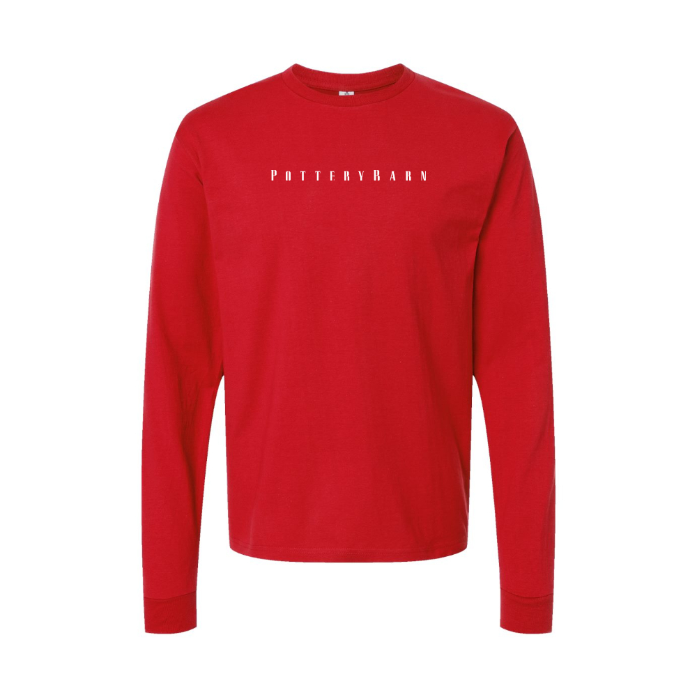 Men's PotteryBarn Logo Long Sleeve T-Shirt