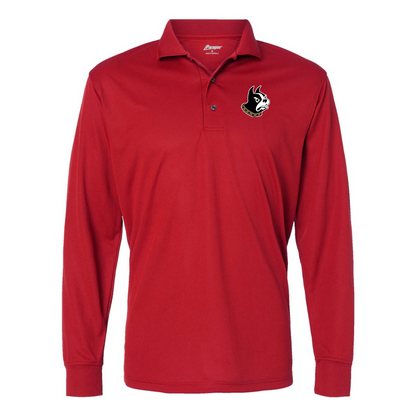 Men's Wofford Terriers Paragon Prescott Long Sleeve Polo