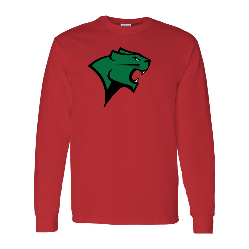 Men's Chicago State Cougars  Gildan Heavy Cotton Long Sleeve T-Shirt