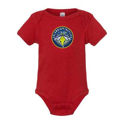 Columbia Fireflies Logo Baby Onesie Romper