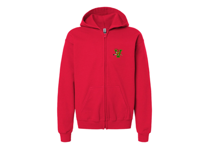Gildan Heavy Blend Youth Vermont Catamounts Full Zip Hooded Sweatshirt