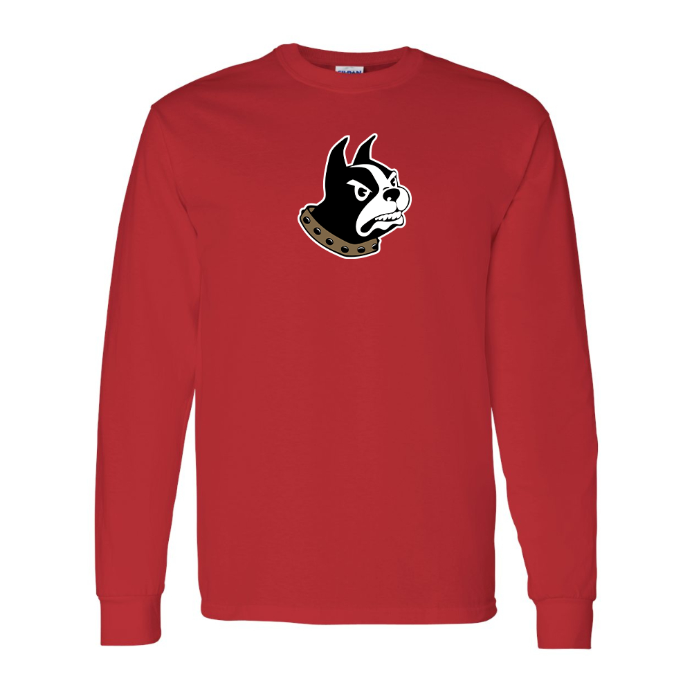 Men's Wofford Terriers Gildan Heavy Cotton Long Sleeve T-Shirt