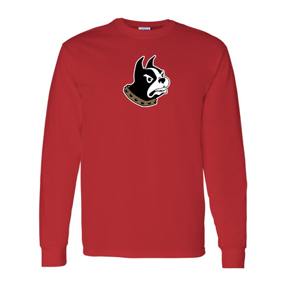 Men's Wofford Terriers Gildan Heavy Cotton Long Sleeve T-Shirt