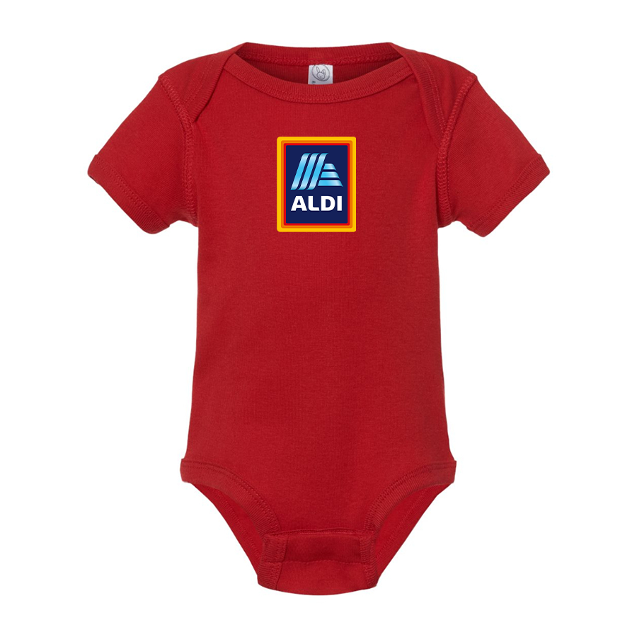 Aldi Logo Rabbit Skins Infant Baby Rib Bodysuit