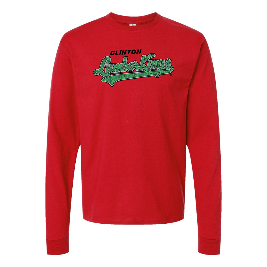 Youth Clinton LumberKings Logo Long sleeves