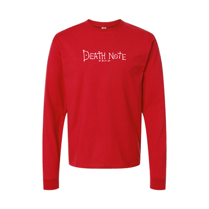 Men's Death Note Logo Long Sleeve T-Shirt