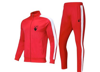 Men's Off-White Hand Dri-Fit TrackSuit