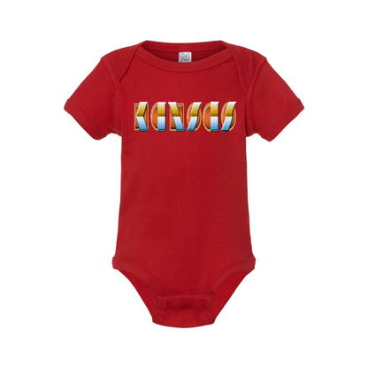 Kansas Logo Baby Romper Onesie