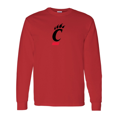 Men's Cincinnati Bearcats Gildan Heavy Cotton Long Sleeve T-Shirt