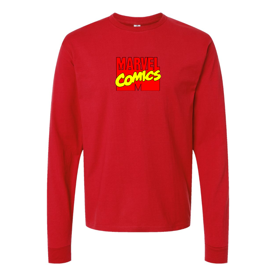 Youth Marvel Comics Logo Cotton Long Sleeve T-Shirt