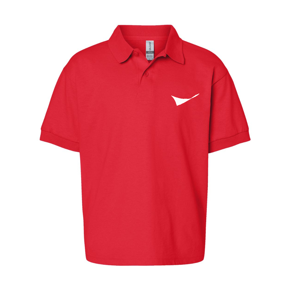 Youth Conoco Phillips Symbol Gildan Dry Blend Jersey Polo