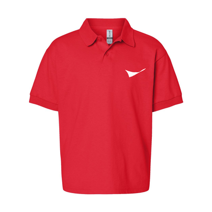 Youth Conoco Phillips Symbol Gildan Dry Blend Jersey Polo
