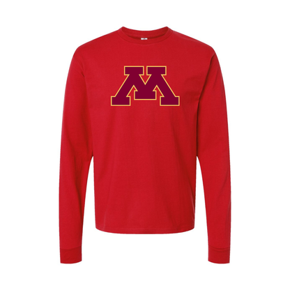Men's Minnesota Golden Gophers Logo Long Sleeve T-Shirt