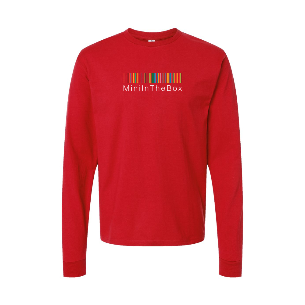 Youth Mini In The Box Logo Cotton Long Sleeve T-Shirt