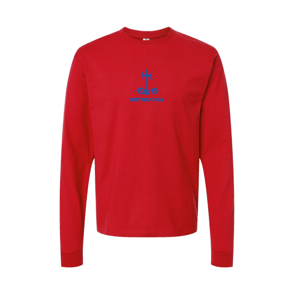 Youth Mitsuoka Logo Cotton Long Sleeve T-Shirt