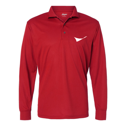 Men's Conoco Phillips Symbol Paragon Prescott Long Sleeve Polo