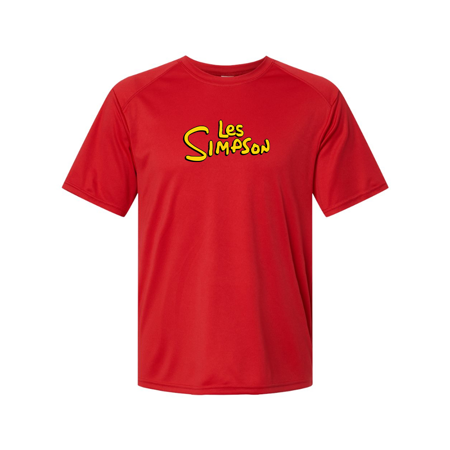 Men's Les Simpson Logo Polyester T-Shirt