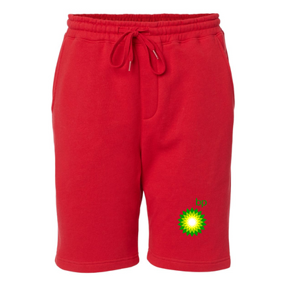 Men's  BP Oil Logo Independent Trading Co Midweight Fleece Shorts