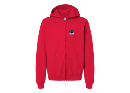 Gildan Heavy Blend Youth UCSB Gauchos Full Zip Hooded Sweatshirt