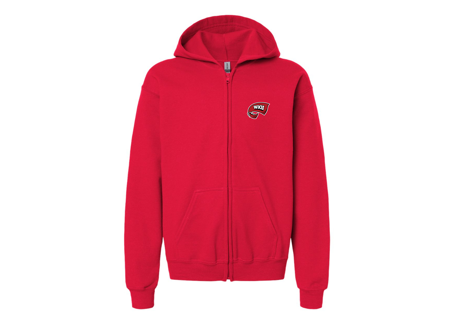 Gildan Heavy Blend Youth Western Kentucky Hilltoppers Full Zip Hooded Sweatshirt