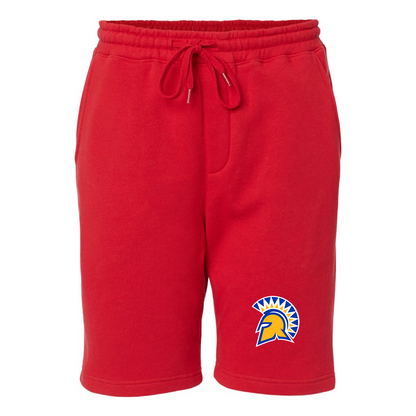 Men's San Jose State Spartans Logo Independent Trading Co Midweight Fleece Shorts