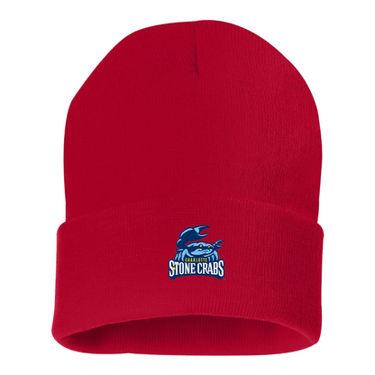 Charlotte Stone Crabs Logo Beanie Hat