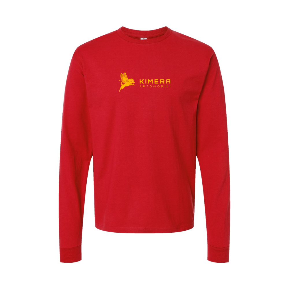 Youth Kimera Automobili Logo Cotton Long Sleeve T-Shirt