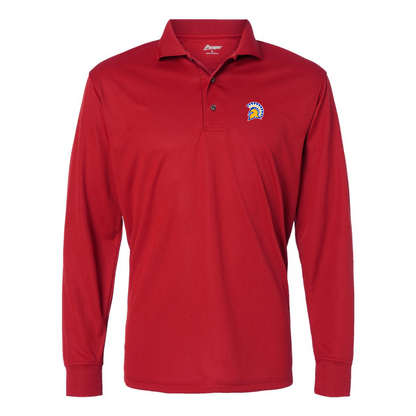 Men's San Jose State Spartans Logo Paragon Prescott Long Sleeve Polo