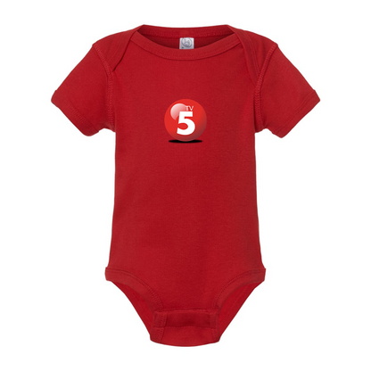 ABC TV5 Logo Rabbit Skins Infant Baby Rib Bodysuit