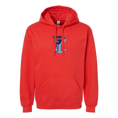 Men's Rhode Island Rams Logo Softstyle Midweight Hooded Sweatshirt