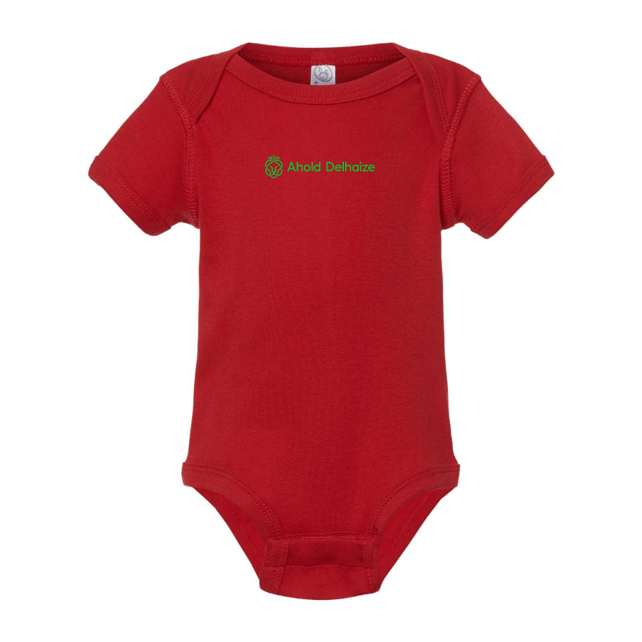 Ahold Delhaize Vertical Logo  Baby Onesie Romper