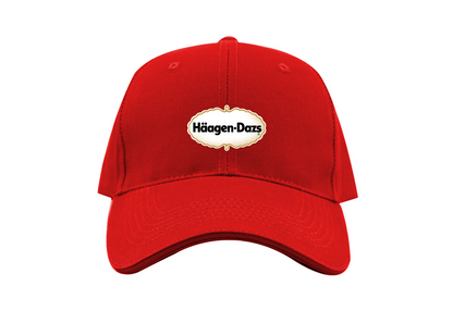 Haagen Dazs Logo Dad Baseball Cap Hat