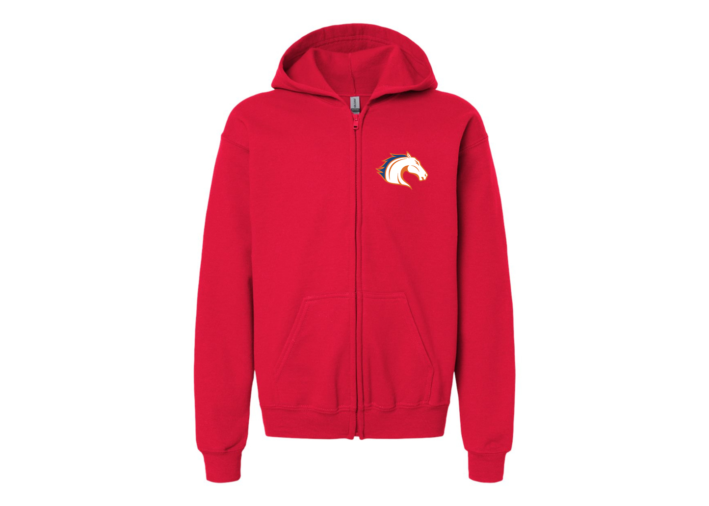 Gildan Heavy Blend Youth Texas Arlington Mavericks Full Zip Hooded Sweatshirt