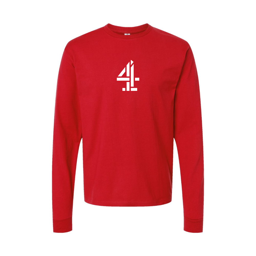 Men's Channel 4 Logo Long Sleeve T-Shirt