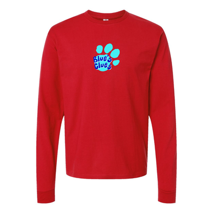Men's Blues Clues Logo Long Sleeve T-Shirt