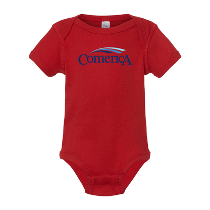 Comerica  Logo Baby Onesie Romper