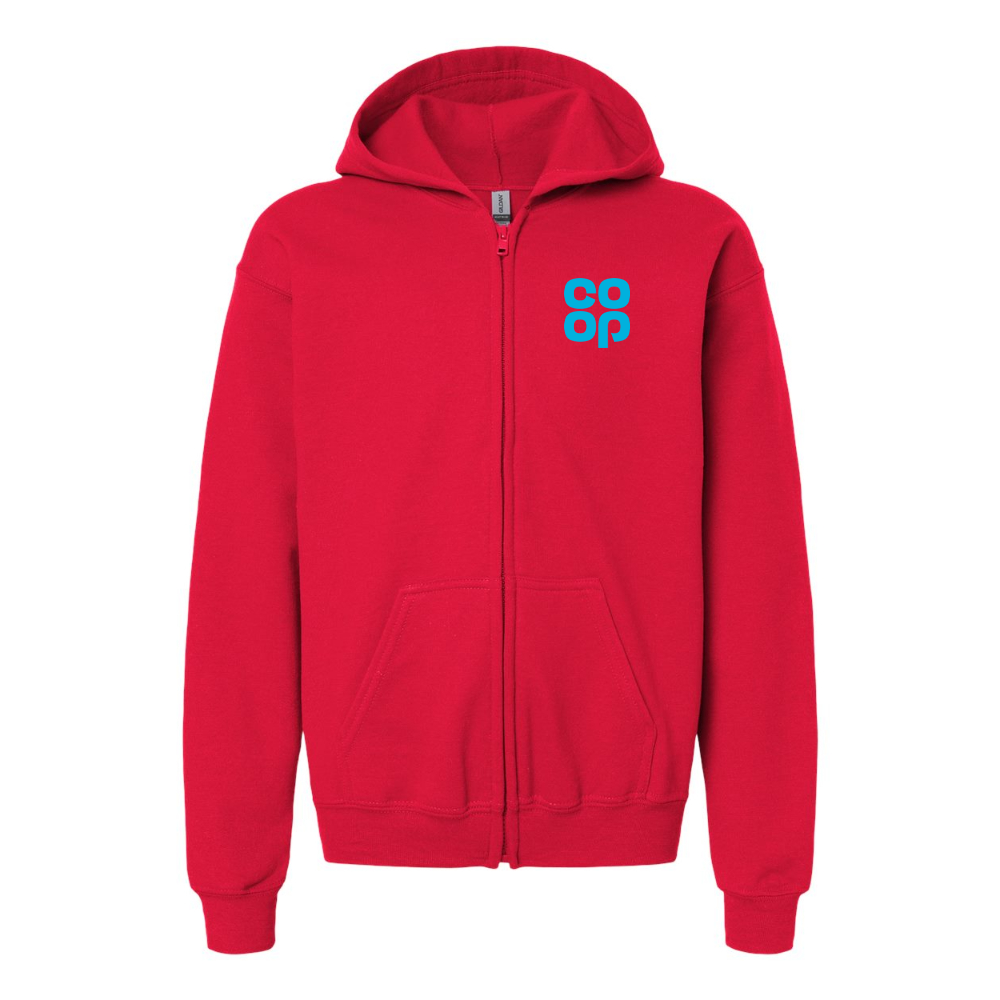 Youth CoOp Gildan Heavy Blend Full Zip Hooded Sweatshirt