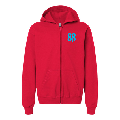 Youth CoOp Gildan Heavy Blend Full Zip Hooded Sweatshirt