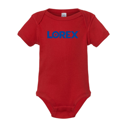 Lorex Technology Logo Baby Onesie Romper