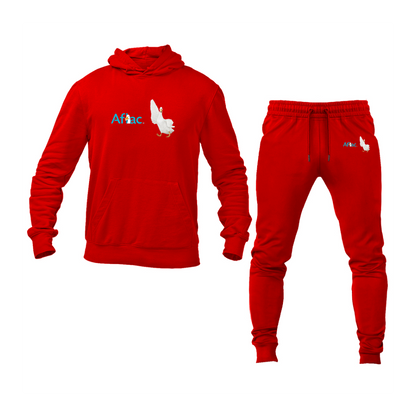 Men's Aflac Logo and Duck Hoodie Joggers Set