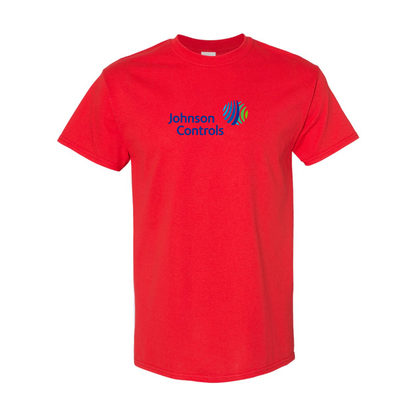Men's Johnson-Controls Logo Cotton T-Shirt